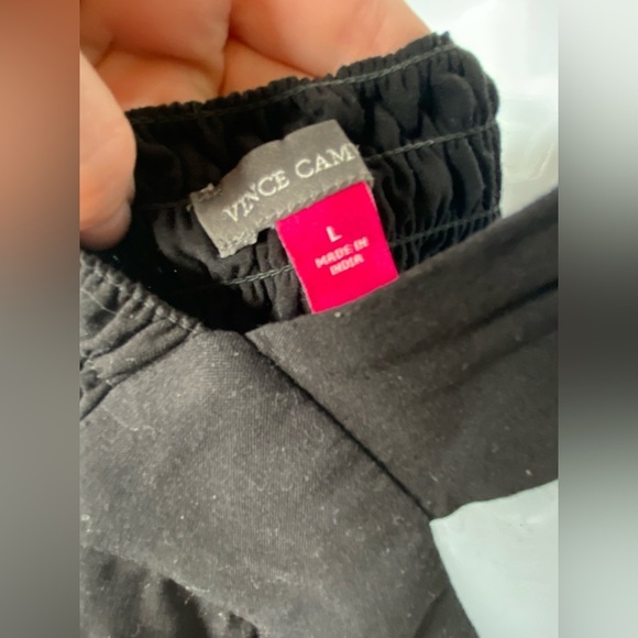 Vince Camuto Black Square Neck Sleeveless Maxi Swing Dress - Picture 5 of 6